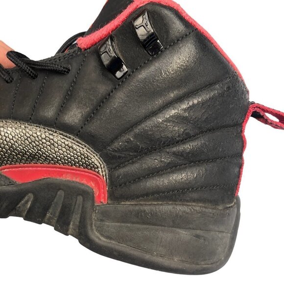 RARE 2012 Air Jordan 12 Retro Black Siren Red Size 8 - Picture 12 of 14